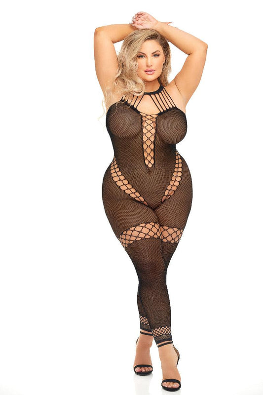 Take You There Bodystocking - Queen Size - Black - My Sex Toy Hub
