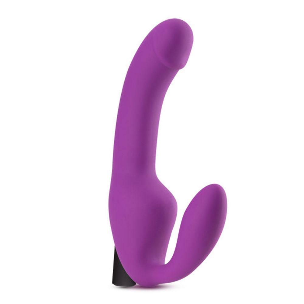 Temptasia - Cyrus - Strapless Silicone Dildo - Purple - My Sex Toy Hub