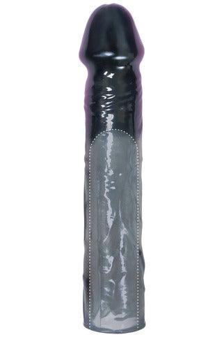 The 9's Toppers Black Extender Sleeve - My Sex Toy Hub