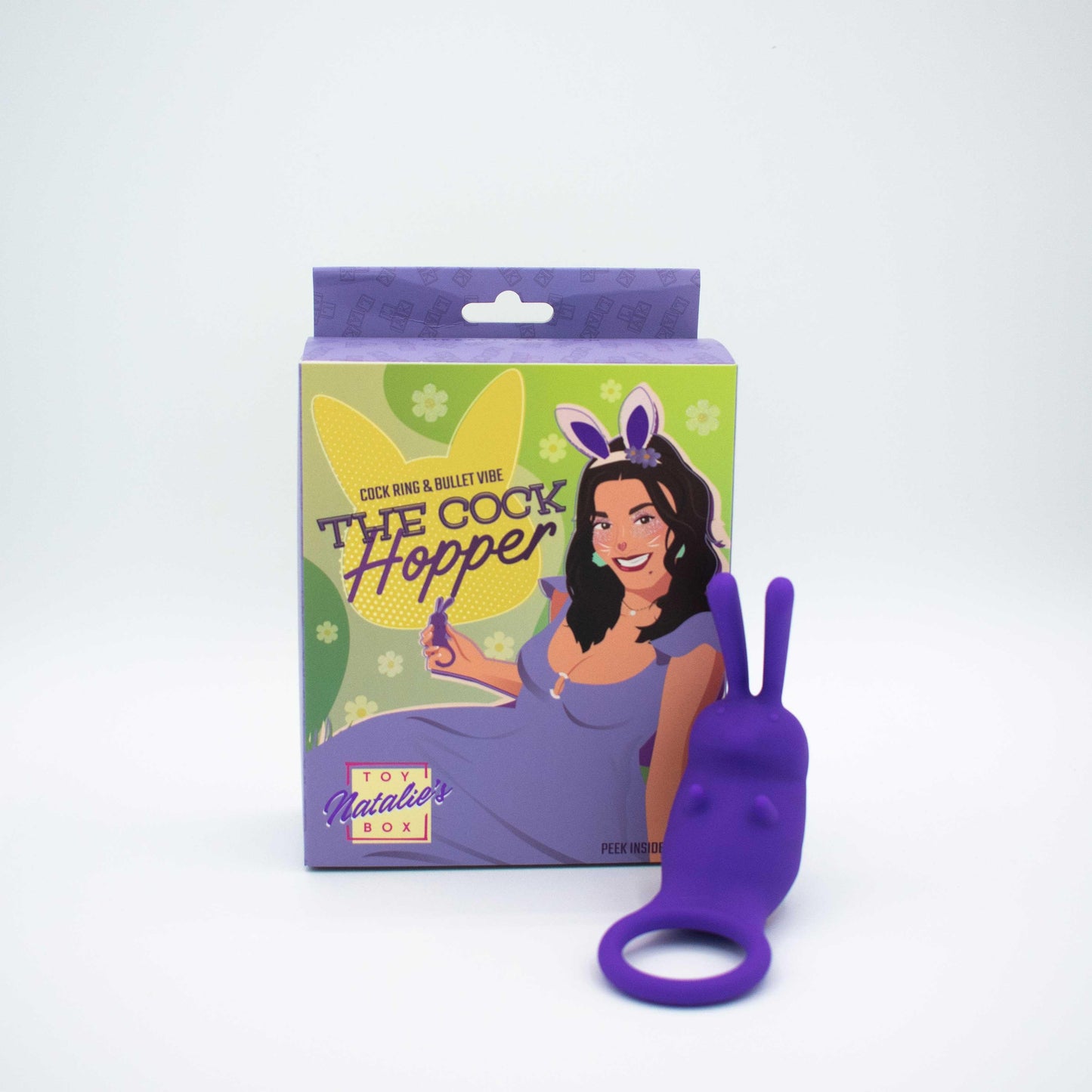 The Cock Hopper Cock Ring and Bullet Vibrator - Purple - My Sex Toy Hub