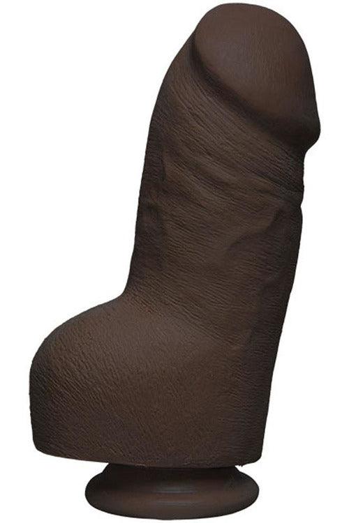 The D - Fat D - 8 Inch With Balls - Ultraskyn - Chocolate - My Sex Toy Hub