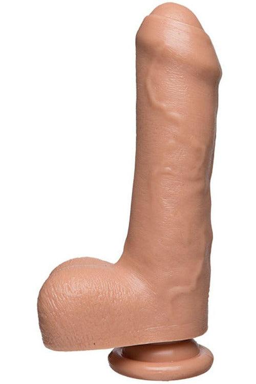 The D - Uncut D - 7 Inch With Balls - Firmskyn - Vanilla - My Sex Toy Hub