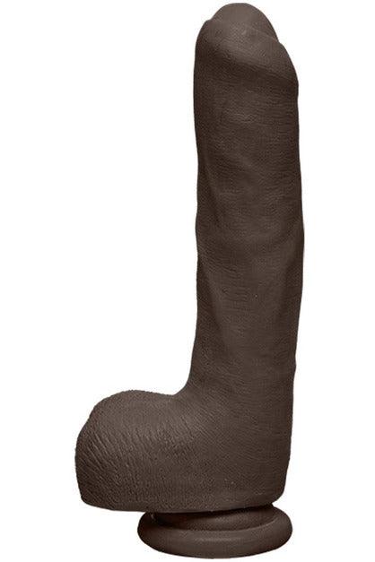 The D - Uncut D - 9 Inch With Balls - Ultraskyn - Chocolate - My Sex Toy Hub