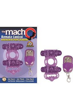 The Macho Remote Control-Cock Ring - Purple - My Sex Toy Hub