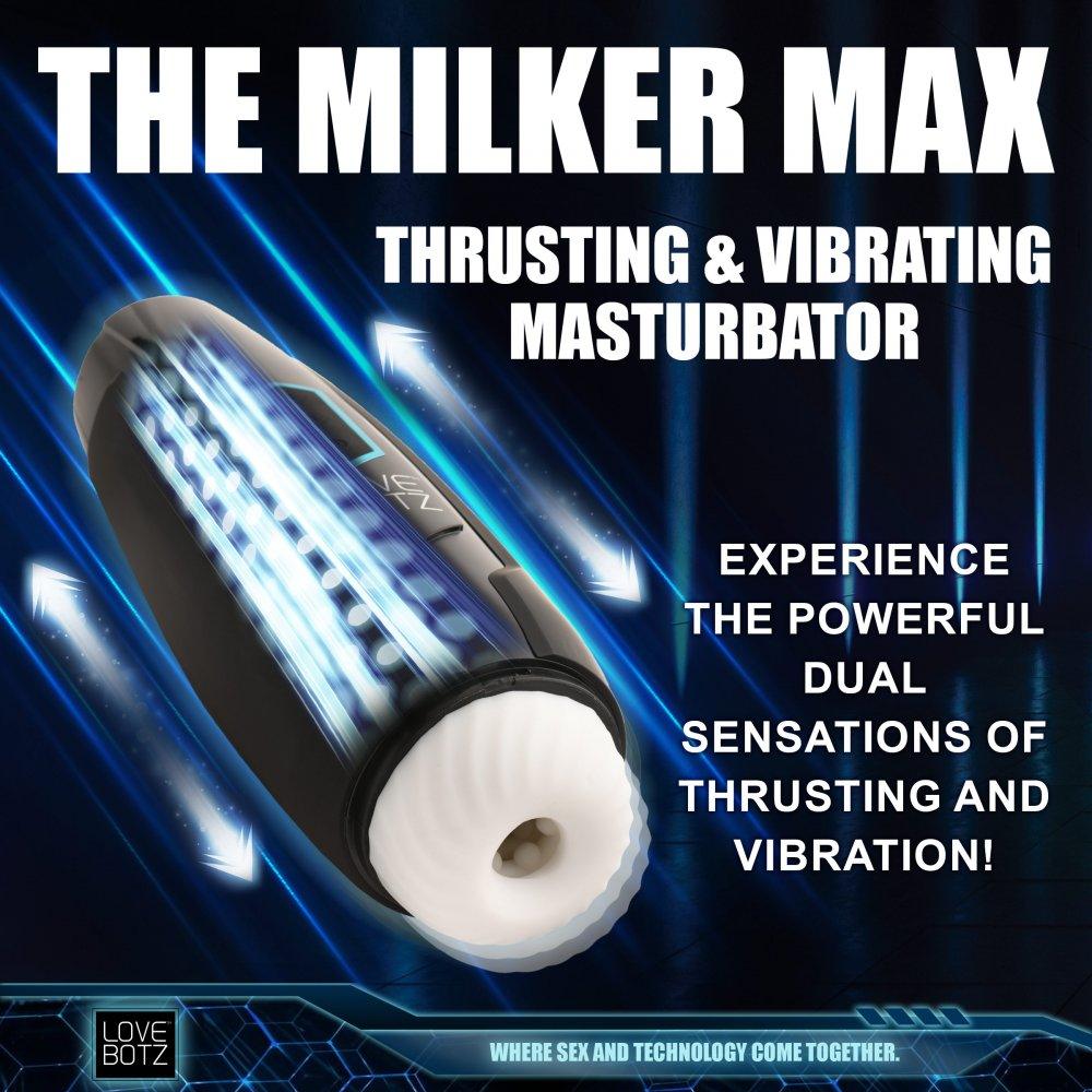The Milker Max Thrusting and Vibrating Masturbator - My Sex Toy Hub