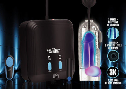 The Milker Pro Edition with Automatic Stroking, Suction and Vibration - My Sex Toy Hub