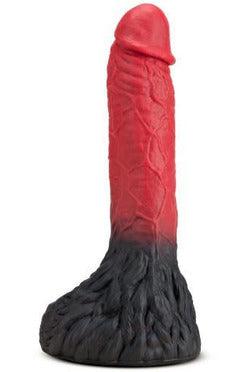 The Realm - Lycan - Lock on Werewolf Dildo - Red - My Sex Toy Hub