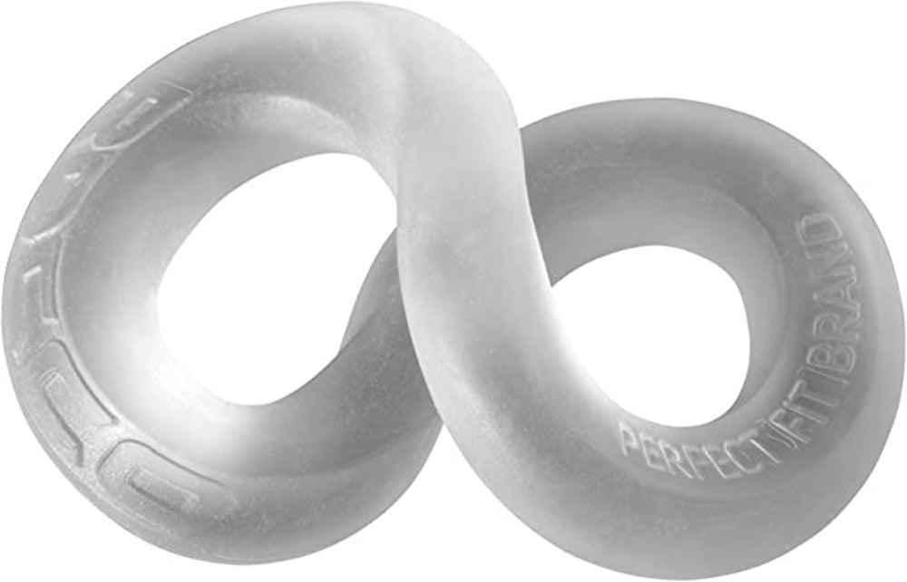 The Rocco 3-Way XL Wrap Ring - Clear - My Sex Toy Hub