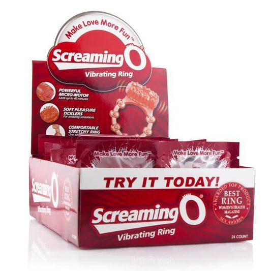The Screaming O Vibrating Ring - 24 Count P.O.P. Box Display - My Sex Toy Hub