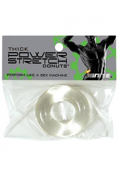 Thick Power Stretch Donuts - Clear - My Sex Toy Hub