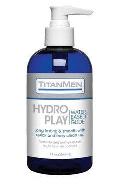 Titanmen Hydro Play Water Based Glide - Bulk - 8 Fl. Oz. - My Sex Toy Hub