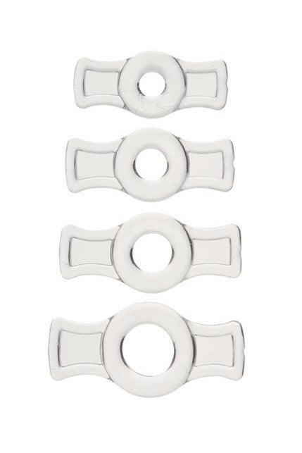 Titanmen Tools Cock Ring Set - Clear - My Sex Toy Hub