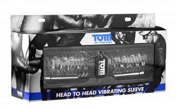 Tom of Finland Head to Head Vibrating Sleeve - My Sex Toy Hub