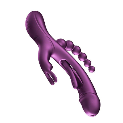Trilux - App Controlled Rabbit Vibrator - Purple - My Sex Toy Hub