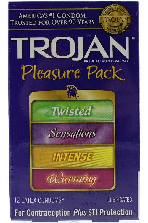 Trojan Pleasure Pack - 12 Pack - My Sex Toy Hub
