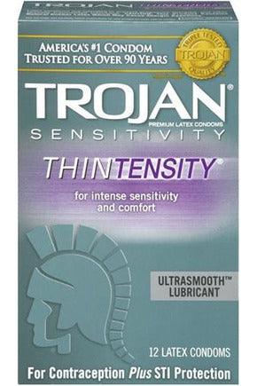 Trojan Sensitivity Thintensity - 12 Pack - My Sex Toy Hub