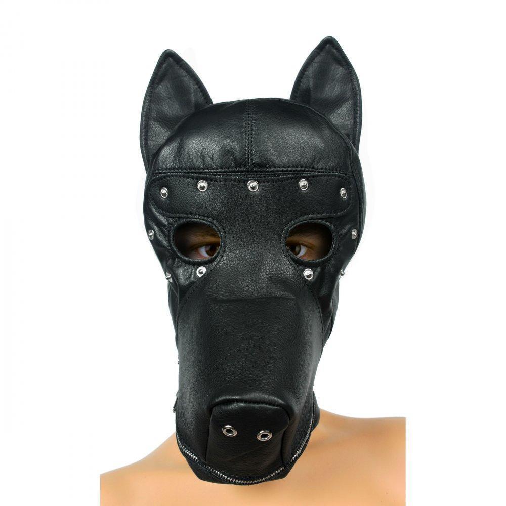 Ultimate Leather Dog Hood - My Sex Toy Hub