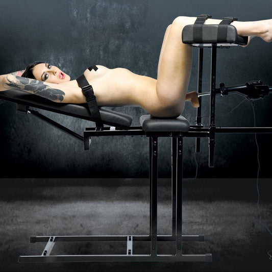 Ultimate Obedience Restraint Chair with Sex Machine - My Sex Toy Hub