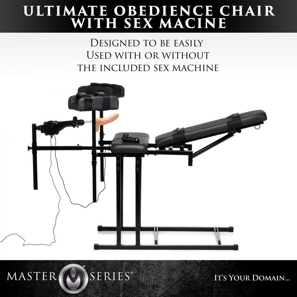 Ultimate Obedience Restraint Chair with Sex Machine - My Sex Toy Hub