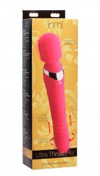 Ultra Thrusting and Vibrating Silicone Wand - My Sex Toy Hub