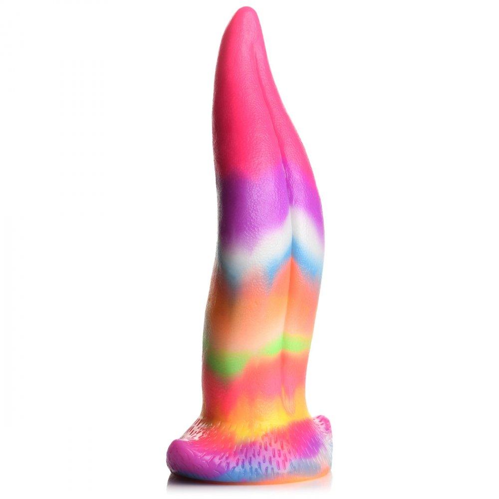 Unicorn Tongue Unicorn Tongue Glow-in-the-Dark Silicone Dildo - My Sex Toy Hub