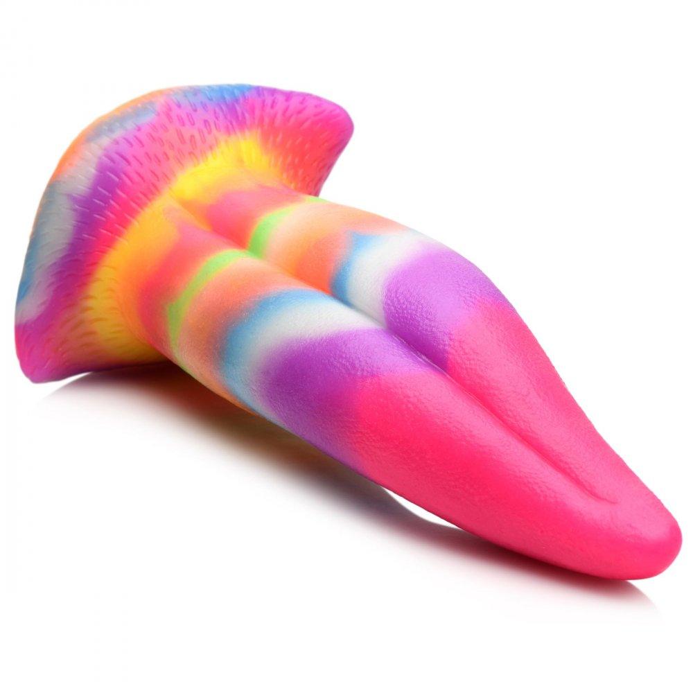 Unicorn Tongue Unicorn Tongue Glow-in-the-Dark Silicone Dildo - My Sex Toy Hub