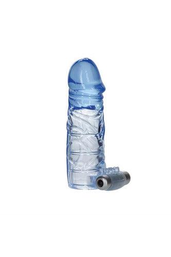 Up Extended It Up Vibrating Extension Sleeve - Blue - My Sex Toy Hub