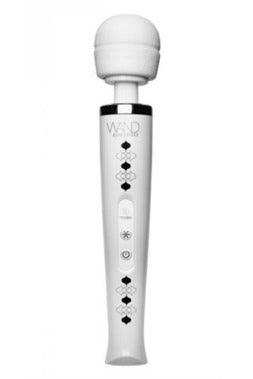 Utopia 10 Function Cordless Rechargeable Wand Massager - White - My Sex Toy Hub