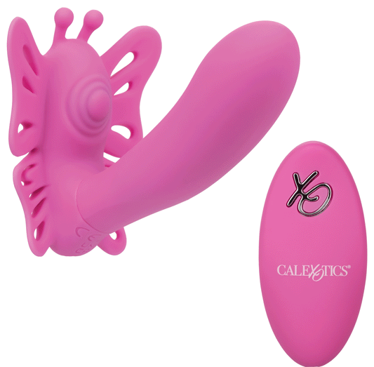 Venus Butterfly Silicone Remote Pulsating Venus G - Pink - My Sex Toy Hub