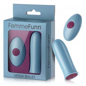 Versa Bullet With Remote - Light Blue - My Sex Toy Hub