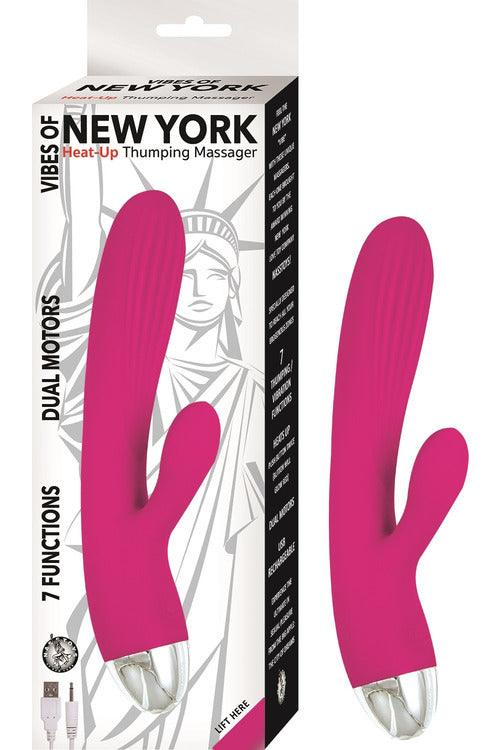Vibes of New York - Heat-Up Thumping Massager - My Sex Toy Hub