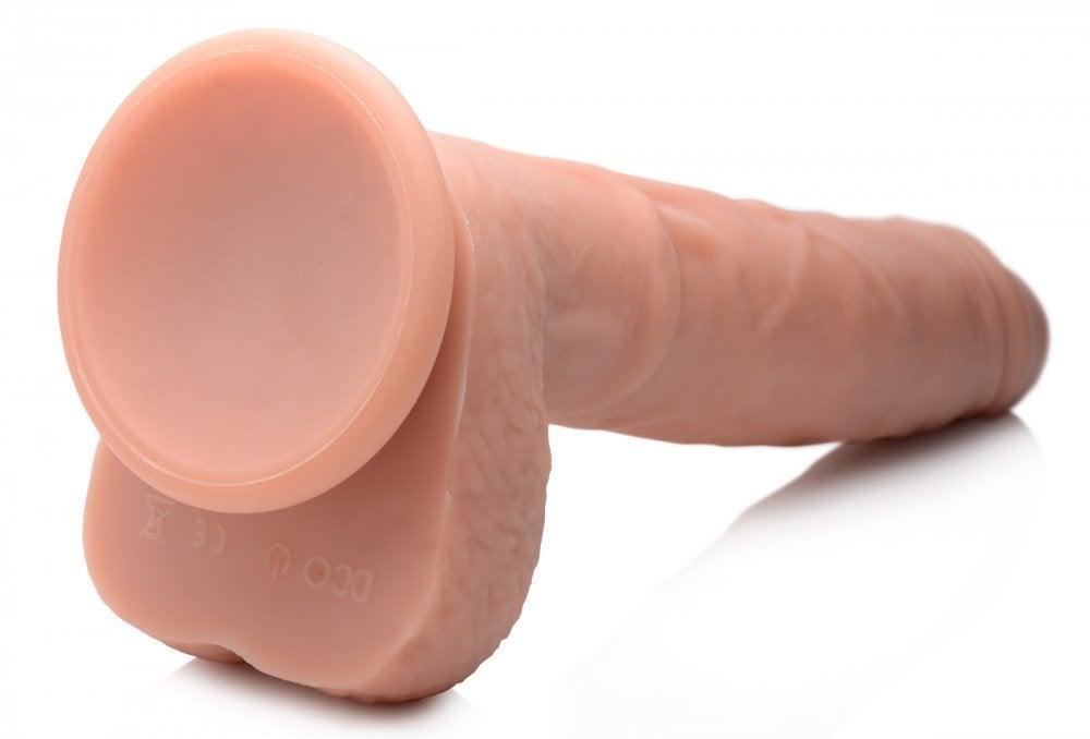 Vibrating & Thrusting Remote Control Silicone Dildo - 9 Inch - My Sex Toy Hub