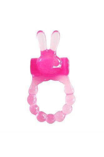 Vibrating Bunny Ring - Pink - My Sex Toy Hub