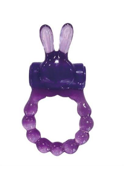 Vibrating Bunny Ring - Purple - My Sex Toy Hub