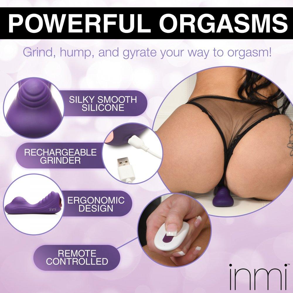 Vibrating Silicone Grinder - Purple - My Sex Toy Hub