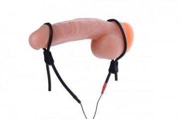 Vigor II Electro Stim Cock and Balls Ties & Frenum Electro Stimulator - My Sex Toy Hub