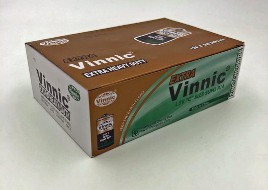 Vinnic Extra Heavy Duty C Batteries - 24 Pcs. Box - My Sex Toy Hub