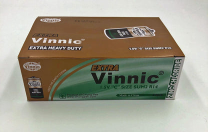 Vinnic Extra Heavy Duty C Batteries - 24 Pcs. Box - My Sex Toy Hub