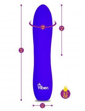 Vivacious - Violet - Intense 10-Function Bullet - My Sex Toy Hub