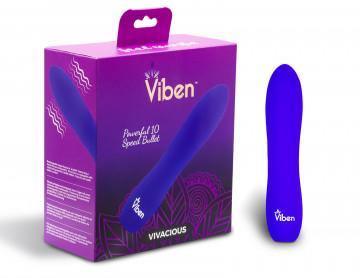 Vivacious - Violet - Intense 10-Function Bullet - My Sex Toy Hub