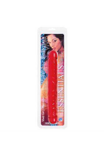 Vivid Essentials 12 Inch Double Dong - Red - My Sex Toy Hub