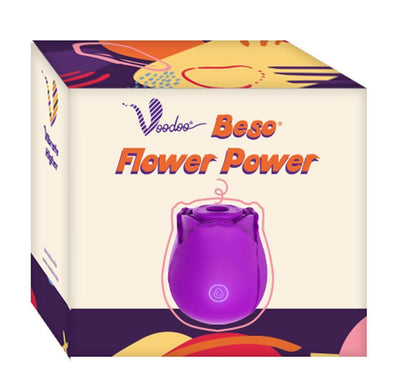 Voodoo Beso Flower Power - Purple - My Sex Toy Hub