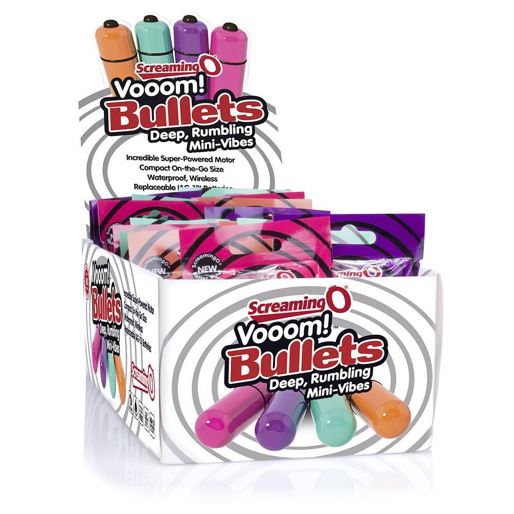 Vooom Bullets - 20 Count Pop Box Display - Assorted Colors - My Sex Toy Hub