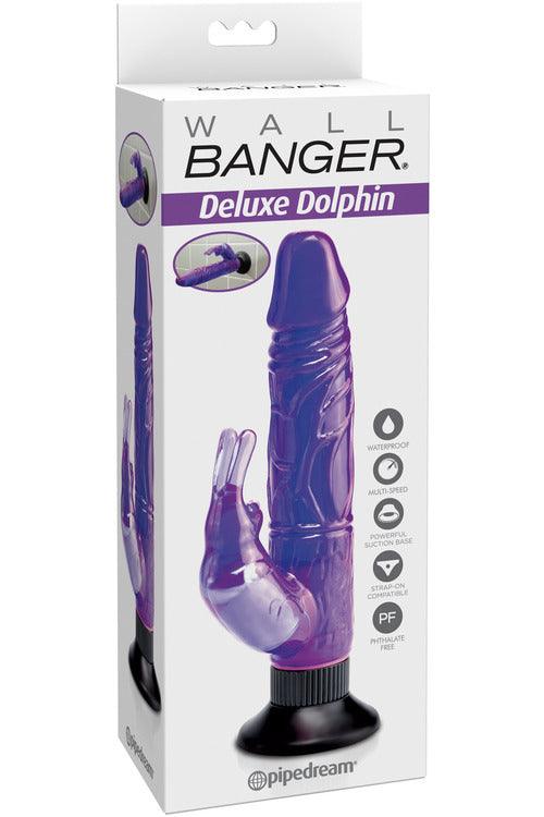 Waterproof Bunny Wall Bangers Deluxe - Purple - My Sex Toy Hub