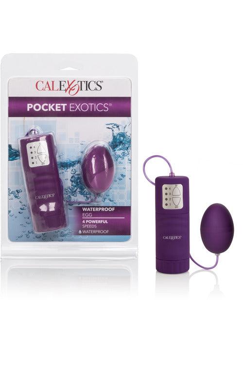 Waterproof Pocket Exotics Waterproof Egg - Purple - My Sex Toy Hub