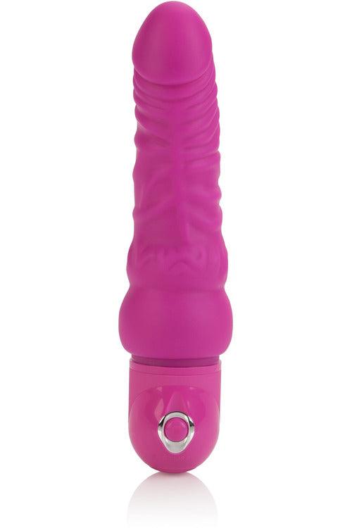 Waterproof Power Stud Curvy Dong - Pink - My Sex Toy Hub