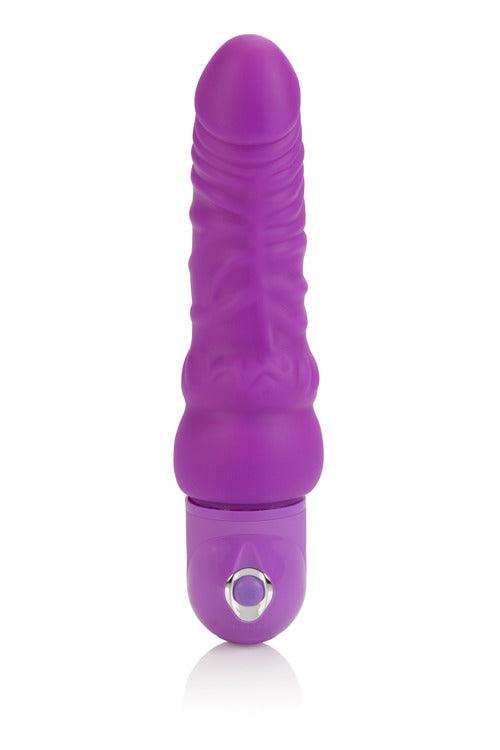 Waterproof Power Stud Curvy Dong - Purple - My Sex Toy Hub