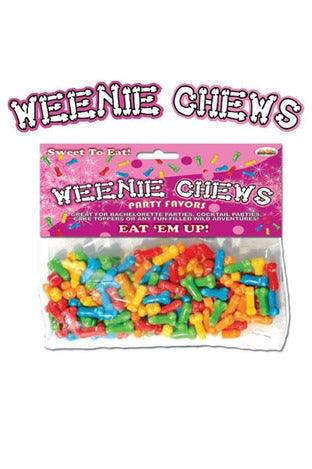 Weenie Chews Multi Flavor Assorted Penis Shaped Candy - 125 Piece Bag - My Sex Toy Hub