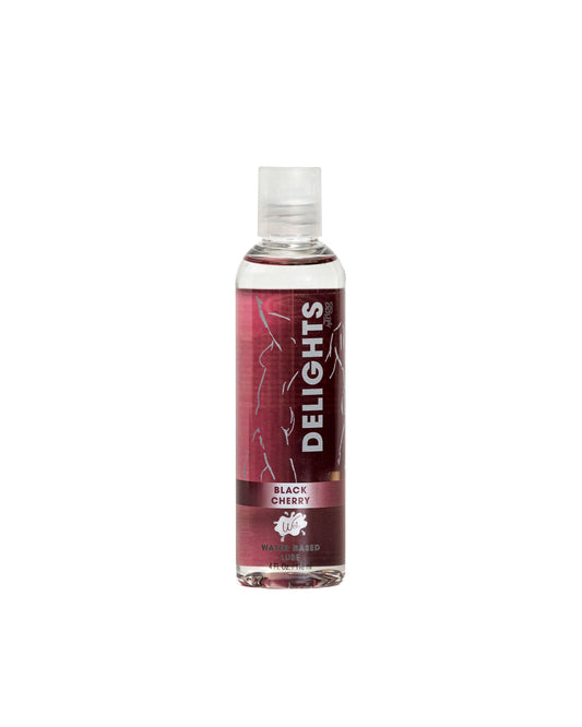 Wet Delicious Oral Play - Black Cherry - Waterbase Flavored Lubricant 4 Oz - My Sex Toy Hub