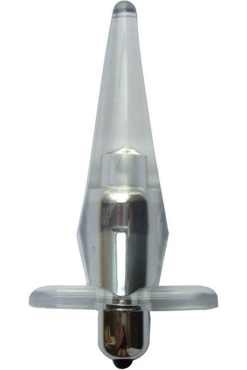 Wet Dreams Go Deep Anal Probe With Vibrating Bullet - Clear - My Sex Toy Hub